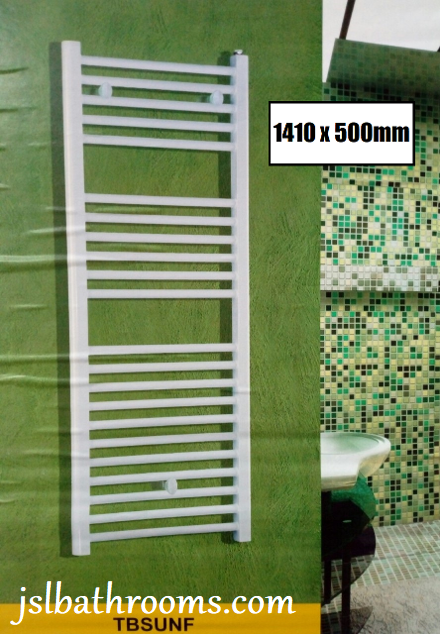 Towel Ladders. Heated Towel Radiator Rails. White Chrome